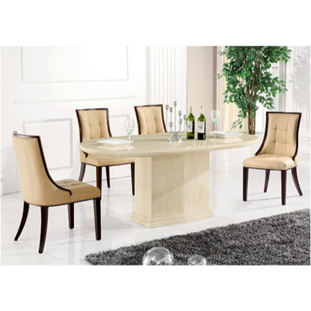 Wilkinson Furniture Caprice Oval Dining Table in Marble