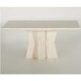 Wilkinson Furniture Caprice Rectangular Dining Table in Marble