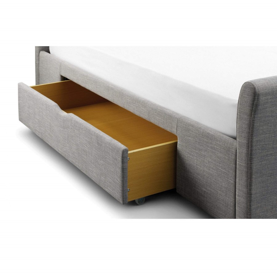 Julian Bowen Capri Grey King Size Bed with Storage Drawers