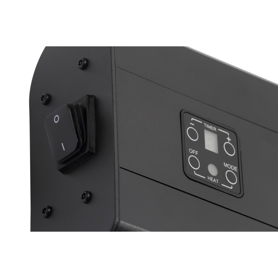 Glow Wall Mounted Outdoor Heater with Digital Display & Remote Control 3000W