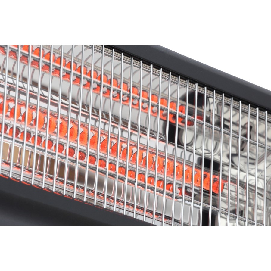 Glow Wall Mounted Outdoor Heater with Digital Display & Remote Control 3000W