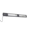 Glow Wall Mounted Outdoor Heater with Digital Display &amp; Remote Control 3000W