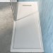 1700x700mm Rectangular 25mm Slimline White Stone Resin Shower Tray – Cascade