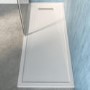 1700x700mm Rectangular 25mm Slimline White Stone Resin Shower Tray – Cascade