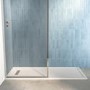1700x700mm Rectangular 25mm Slimline White Stone Resin Shower Tray – Cascade
