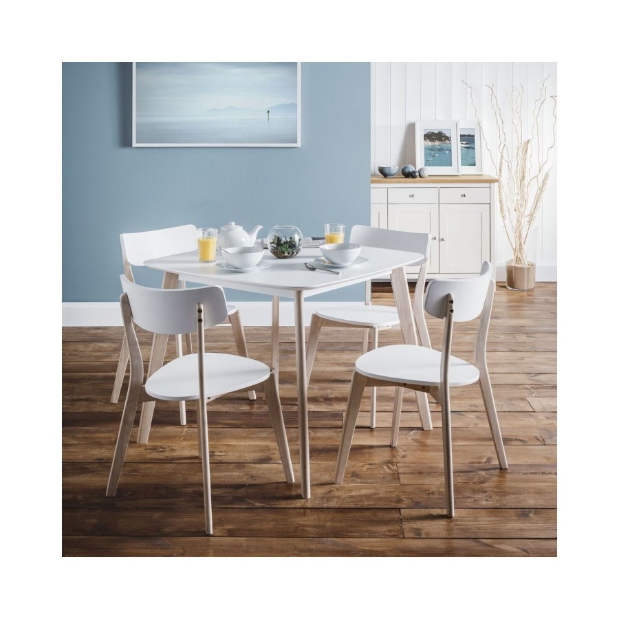 Julian Bowen Casa Dining Set with 4 Chairs