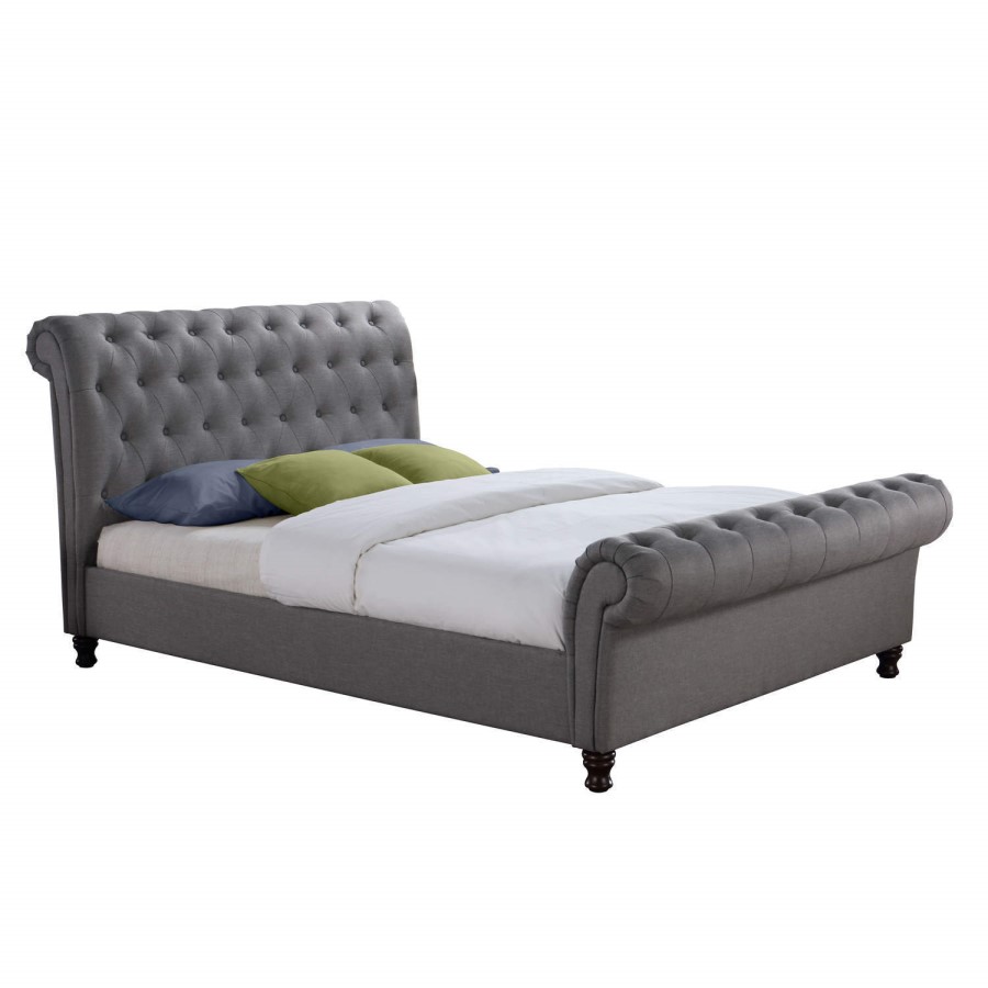 Birlea Castello King Size Bed Grey