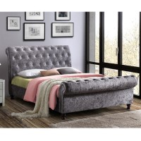 Birlea Castello Upholstered Steel Double Bed 