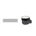 CASMWWST Matt White 90mm Linear Waste Pack with Grill - Cascade