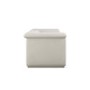 Cream Chenille 3 Seater Sofa - Caleb
