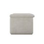 Cream Chenille Armchair - Caleb 