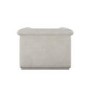 Cream Chenille Armchair - Caleb 
