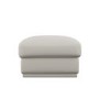 Cream Chenille Ottoman Storage Foostool - Caleb 