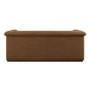Brown Chenille 3 Seater Sofa - Caleb 