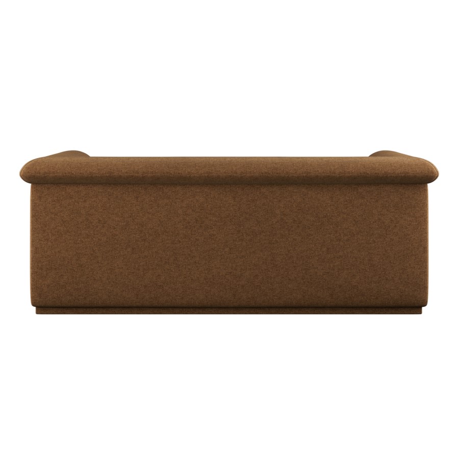 Brown Chenille 3 Seater Sofa - Caleb 