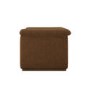 Brown Chenille Armchair - Caleb 