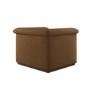 Brown Chenille Armchair - Caleb 