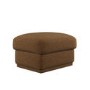 Brown Chenille Ottoman Storage Footstool - Caleb 