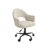 Beige Fabric Swivel Office Chair - Colbie