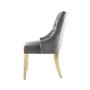 Pair of Camberwell Brushed Grey Velvet Chairs