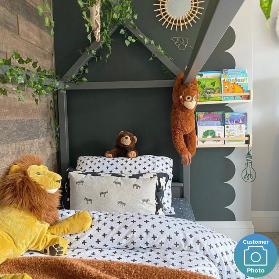 GRADE A2 - Coco House Bed Frame in Anthracite Grey