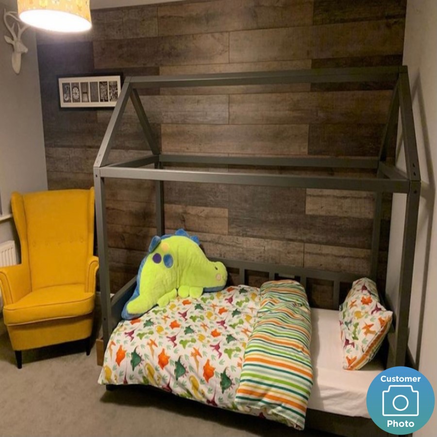 GRADE A2 - Coco House Bed Frame in Anthracite Grey