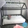 GRADE A2 - Coco House Bed Frame in Anthracite Grey