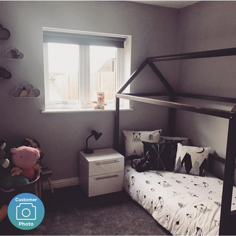 GRADE A1 - Coco House Bed Frame in Anthracite Grey