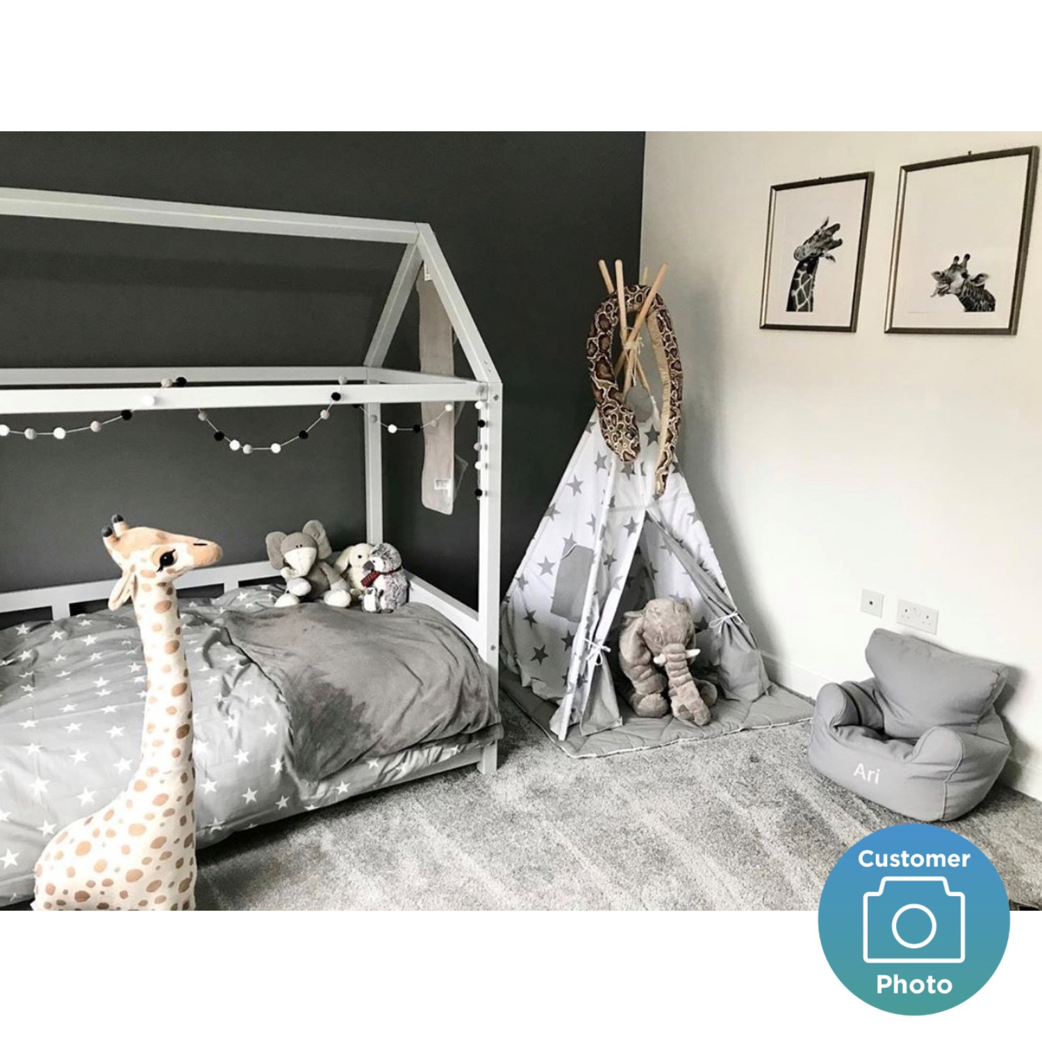 coco kids house bed frame