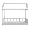 GRADE A1 - Coco Kids House Bed Frame in Light Grey