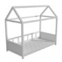 GRADE A1 - Coco Kids House Bed Frame in Light Grey