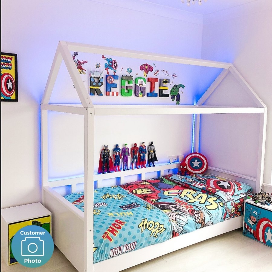 Coco House Bed Frame in White