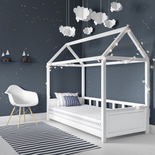 Coco House Bed Frame in White