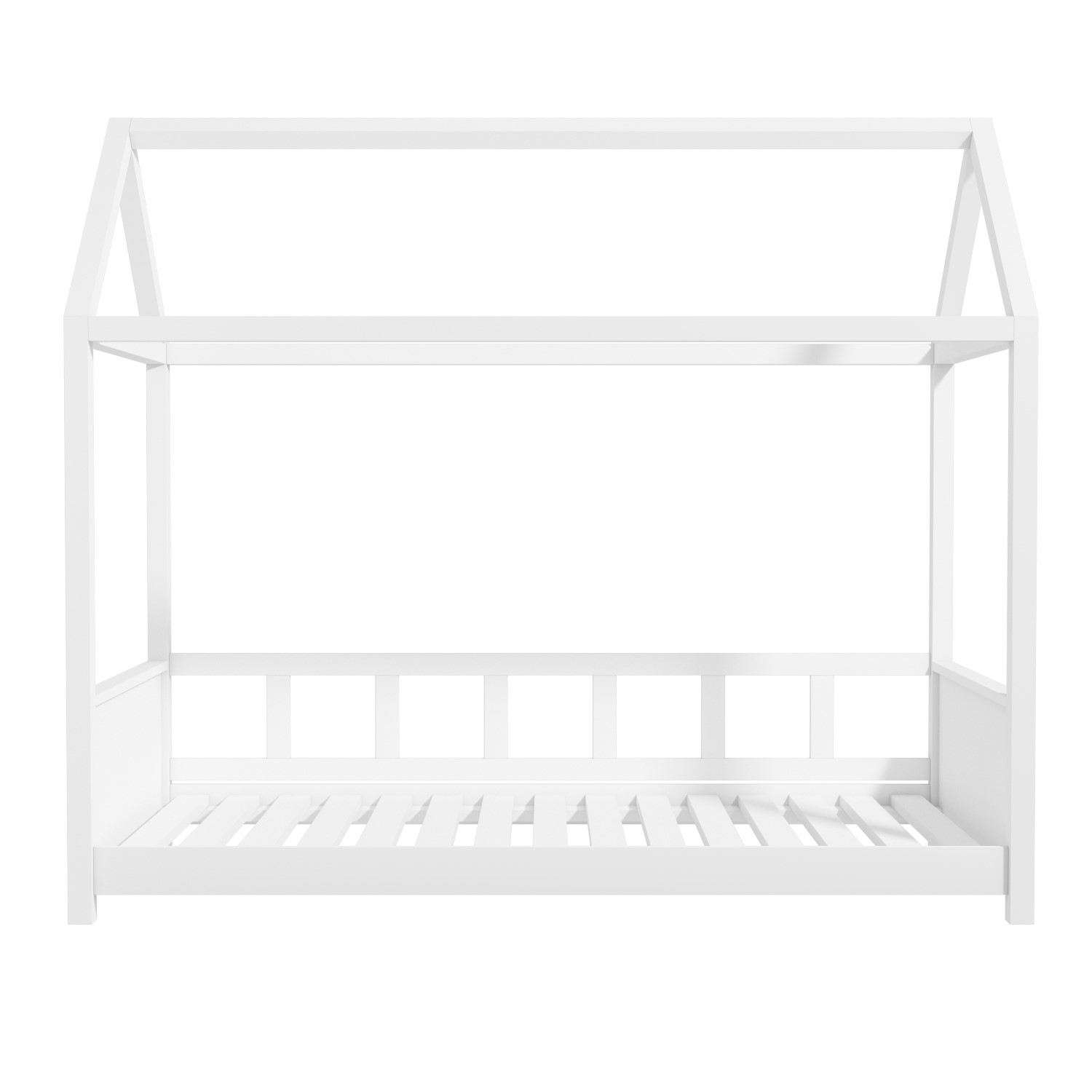 Coco Kids House Bed Frame in White - Furniture123