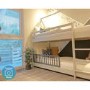 GRADE A1 - Coco House Bunk Bed in White