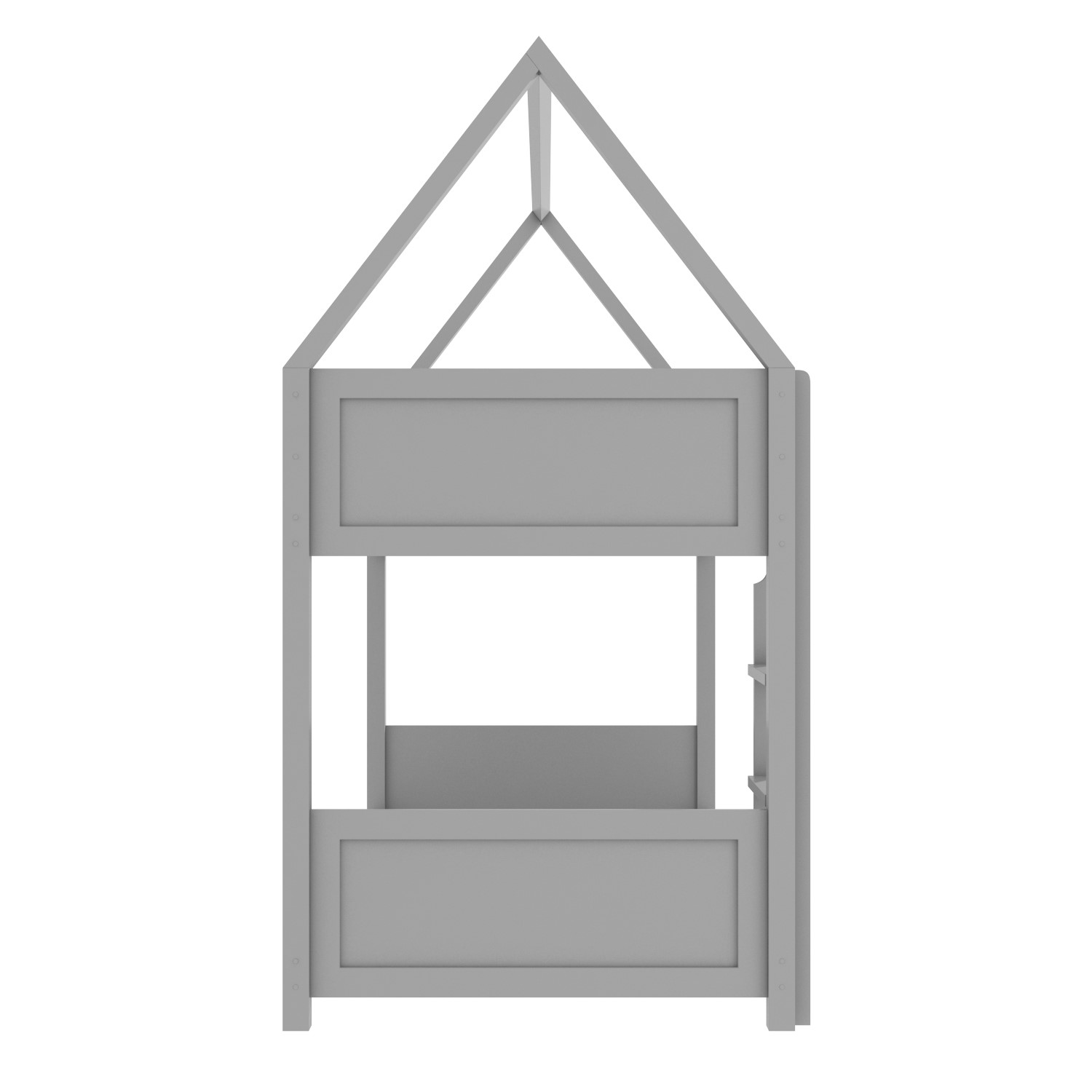 Grey Wooden House Bunk Bed Coco Furniture123