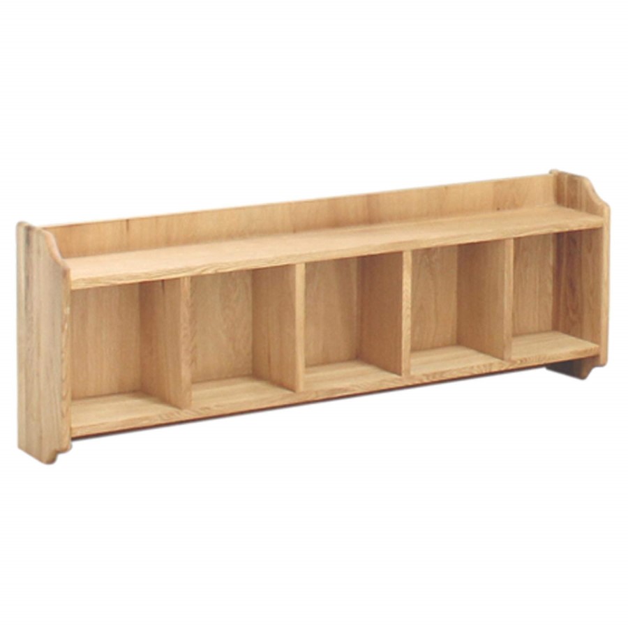 Baumhaus Amelie Oak Wall Shelf with Hanging Pegs