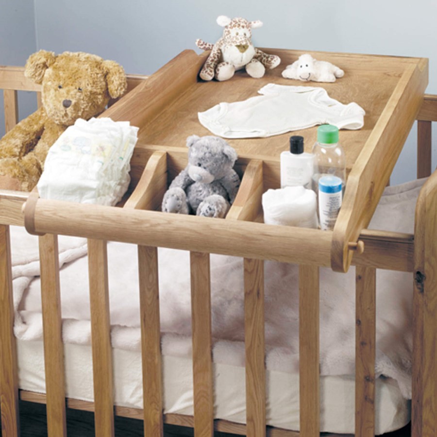 Baumhaus Amelie Oak Cot-Top Baby Changer