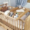 Baumhaus Amelie Oak Cot-Top Baby Changer