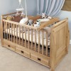 Baumhaus Amelie Oak Cot-Top Baby Changer