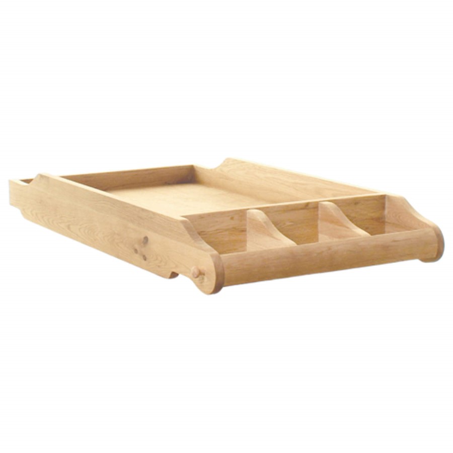 Baumhaus Amelie Oak Cot-Top Baby Changer