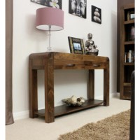 Baumhaus Shiro Walnut Console Table