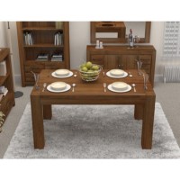 Baumhaus Shiro 150cm Dining Table 4/6 Seater in brown