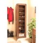 Baumhaus Shiro Walnut Tall Shoe Storage Cupboard - 14 Pairs