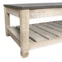 Signature North Brooklyn Distressed Coffee Table with Faux Concrete Table Top 