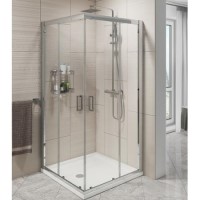 Corner Entry Shower Screen Enclosure 900mm x 900mm - 6mm Glass - Claritas Range Corner Entry Shower Screen Enclosure 900mm x 900mm - 6mm Glass - Claritas Range