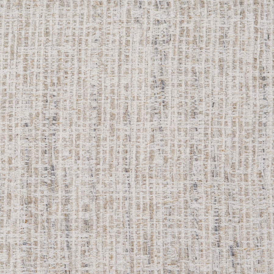 Cream Upholstered Curved Tub Swivel Accent Chair - Cher