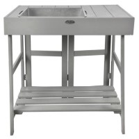Grey Garden Potting Table