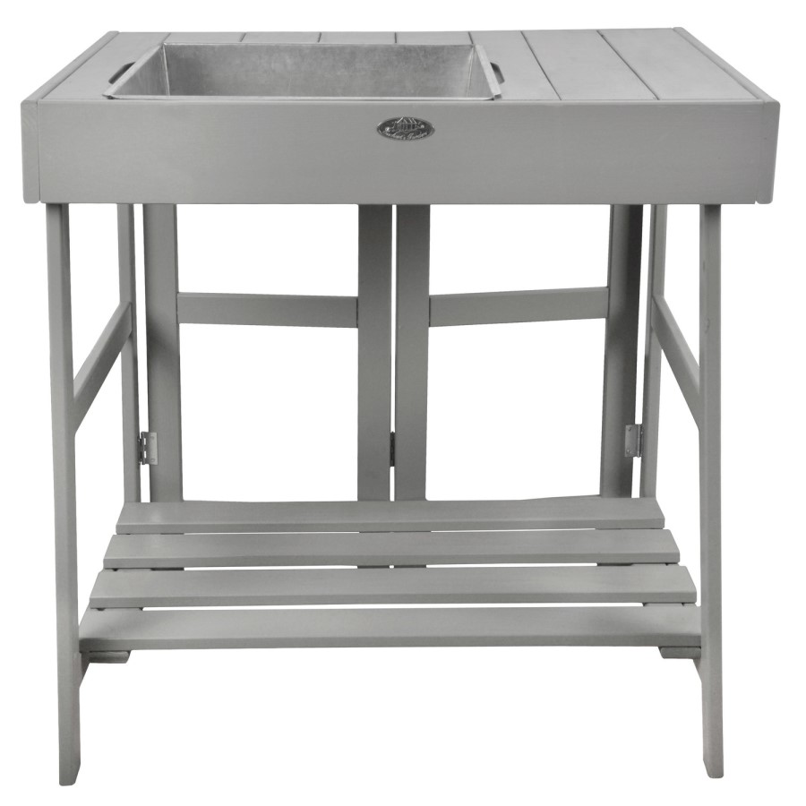 Grey Garden Potting Table