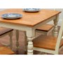 Wilkinson Furniture Farmhouse Square Extending Dining Table